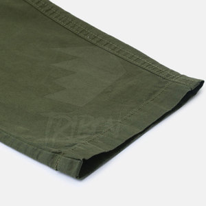 <b>Men's</b> High Waist Button Fly Pleated Front <b>Stretch</b> Breathable Eco-Friendly Casual Canvas <b>Pants</b> - Product Image 5