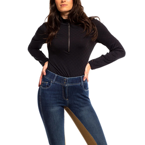 2026 Factory Custom Long Sleeve Equestrian Shirt Leggings Sets Quick Dry Lightweight Wholesale OEM Service Women Horse Riding - Product Image 4