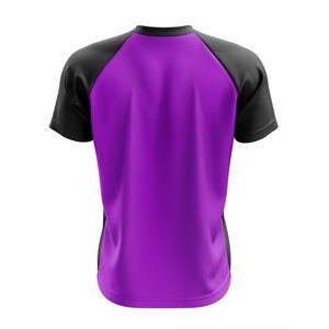 T-shirt personnalisé pour homme en jersey tricoté en polyester/coton peigné, col rond, uni, décontracté, écologique, séchage rapide, été 2026 - Product Image 6