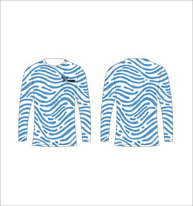 Black <b>White</b> Zebra Stripe Quick Dry Fishing Shirt Long Sleeve Sublimation <b>Tee</b> - Product Image 2