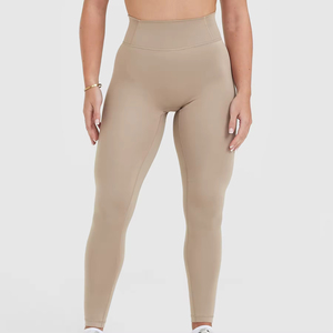 Leggings de sport pour femmes à taille haute en Spandex/Nylon à séchage rapide, pour marque privée (OEM et ODM) – Idéal pour le yoga et le fitness - Product Image 1