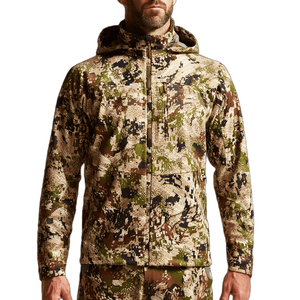 <b>Men's</b> Camouflage <b>Soft</b> <b>Shell</b> <b>Jacket</b> With Zip Fly And Pockets For Outdoor Hiking - Product Image 1
