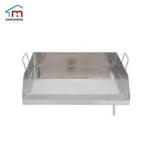 Thép Không Gỉ Vỉ Nướng <span class=keywords><strong>Flat</strong></span> Top Tấm Teppanyaki Gas Grill <span class=keywords><strong>Pan</strong></span> Cho Ngoài Trời BBQ Than - Product Image 2