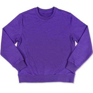 Sudadera de Cuello Redondo Unisex de Algodón de Alta Calidad, Color Morado, Corte Regular, Estilo Casual - Product Image 1