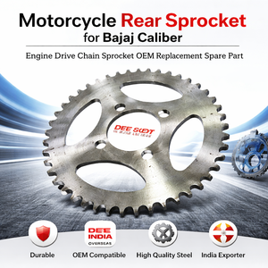 สเตอร์หลังมอเตอร์ไซค์สำหรับบาจาจ คาลิเบอร์ |   เฟืองโซ่ขับเครื่องยนต์อะไหล่ทดแทน OEM - Product Image 3
