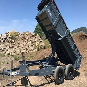Professional <b>Tipping</b> <b>Trailer</b> <b>For</b> <b>Sale</b> Factory Price Heavy Duty Dump <b>Trailer</b> With Large Loading Capacity Strong Frame - Product Image 5