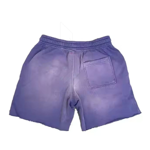 Shorts de Cintura Alta para Mujer, Lavado Ácido, 100% Algodón, Vintage, Transpirables, de Secado Rápido, Ecológicos, con Cintura Elástica, para Uso Diario - Product Image 5