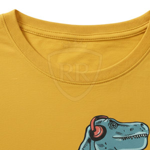 Men's Knitted Casual Graphic <b>T</b>-<b>Shirt</b> with Pattern 100% Cotton Breathable Fabric for Everyday Fashion - Product Image 2