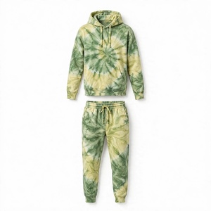 Conjunto Deportivo Tie Dye Moderno para Hombre, Hecho con Tela Transpirable, Ofrece una Sensación Suave, Diseño Elegante, Conjunto Deportivo Informal Tie Dye para Hombre - Product Image 4