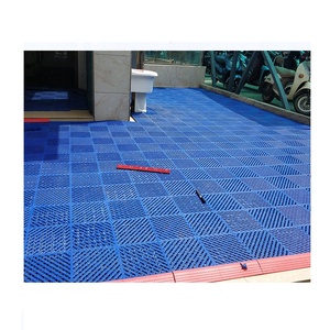 แผ่นรองพื้นกันความชื้นแบบประกอบได้ 4S Shop PP Plastic ป้องกันการลื่นไหล ระบายน้ำได้ - Product Image 1
