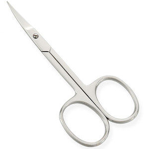 Ciseaux à cuticules en acier inoxydable avec pointes aiguisées et lames courbées pour la manucure et l'entretien des ongles et des cuticules - Product Image 1