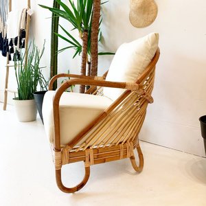 Sofá cama de mimbre para sala de estar, muebles duraderos, cómodos y pequeños, se aceptan OEM - Product Image 3