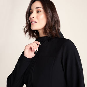 Chaqueta Larga de Invierno para Mujer, Cierre de Cremallera, 100% Poliéster, Resistente al Viento, Estilo Casual, Chaqueta Larga de Estilo Urbano - Product Image 4