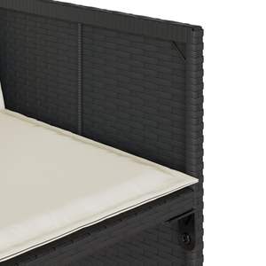 Ensemble de 12 ensembles de salle à manger de jardin noirs pour patio - Product Image 6