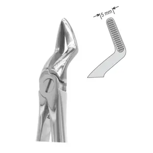 Instrumentos quirúrgicos dentales con patrón inglés estándar FOCEPS de extracción con centrales superiores y características de resección - Product Image 1