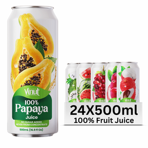 500ml de jus de fruits boisson 100% jus de fruits, avec pulpe, sans sucre, OEM/ODM, marque privée, échantillon gratuit Vietnam - Product Image 1