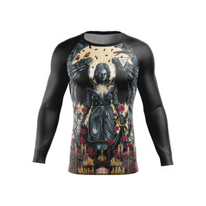 Camisetas de Compresión de Spandex con Logotipo Personalizado, Sublimadas, para Surf, Buceo, Rashguard, Uniformes de BJJ, Unisex, Rash Guard Romano para MMA - Product Image 2