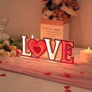 Decorazione per San Valentino, Luce a Tunnel con Specchio Infinito Creativa e Originale, Illuminazione Notturna per Casa - Product Image 3