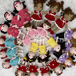 Jouets mignons pour bébés filles, poupée Anne Shirley, meilleures ventes, poupée amigurumi, amigurumi au crochet et poupée en peluche - Product Image 1