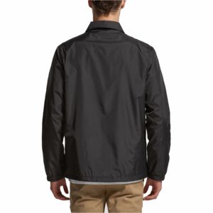 Veste coupe-vent blanche à capuche pour homme, imperméable, respirante, en polyester, style décontracté, avec logo imprimé sur le devant, style printemps - Product Image 3