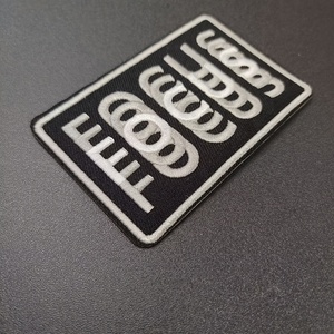 High Quality Custom Embroidered Iron <b>On</b> <b>Patches</b> Wholesale <b>Sew</b> <b>On</b> Badges for Apparel Hats Backpacks with Logo Design - Product Image 4