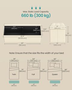 Banc de rangement en tissu de luxe avec couvercle capitonné pour salon, meubles de maison - Product Image 2