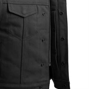 Gilet en toile pour motard homme Lowside noir - Product Image 3