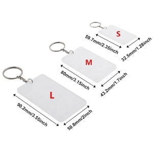 Nouveauté : <span class=keywords><strong>Porte</strong></span>-<span class=keywords><strong>clés</strong></span> en acrylique vierge pour transfert thermique par sublimation, impression DIY sur un seul côté, <span class=keywords><strong>porte</strong></span>-<span class=keywords><strong>clés</strong></span> en acrylique en vrac - Product Image 3