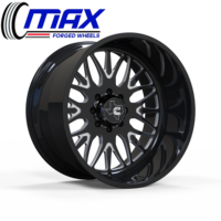 Jantes forgées 26x14 28x16 30x16 28x16 8x6.5 8x165.1 pour Dodge Ram 2500 3500 pour Chevrolet Silverado 3500 Jantes monobloc personnalisées