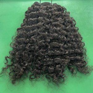 Top qualité offre spéciale vietnamien Qhair pas de perte de cheveux bruts noir birman Curl Double faisceaux tirés de Qhair - Product Image 5