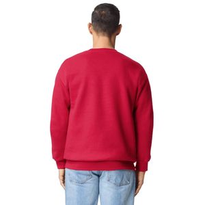 Sweat-shirt à col rond pour adulte Hammer Maxweight, rouge cerise, en molleton épais et doux, pull-over chaud décontracté à manches longues, personnalisable - Product Image 3