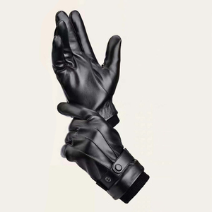 New Custom Design leather <b>gloves</b> <b>suede</b> <b>gloves</b> fashion <b>gloves</b> for men private label bulk production supplier - Product Image 1