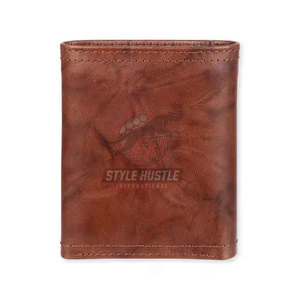 Cartera de cuero delgada para hombre de primera calidad, diseño moderno, cartera de cuero de alta calidad para hombre - Product Image 4