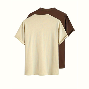 Exclusive Custom Embroidered Oversized Acid Wash Distressed T-<b>Shirt</b> Men Women Unisex Short Sleeve with Decorative Shoulder Crew - Product Image 1