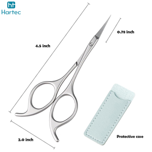 Titanium Coated Silver Cuticle Scissors Factory Price Professional Stainless Steel Manicure Tools Solid Color Dead Skin <b>Trimmer</b> - Product Image 2