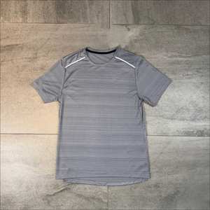 Conjunto Deportivo de 2 Piezas para Hombre, Transpirable, de Secado Rápido, Elástico, con Franja Reflectante, Camiseta y Pantalones Cortos para Correr, Entrenamiento, Fitness, Verano, 100% - Product Image 5