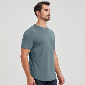 เสื้อยืดคอกลมแขนสั้นทรงปกติสำหรับผู้ชาย เนื้อผ้าฝ้าย 100% นุ่มสบายด้านหน้า ป้องกันการเป็นขุย เหมาะสำหรับใช้ในชีวิตประจำวัน ทั้งในบ้านและนอกบ้าน - Product Image 2