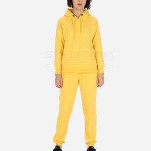 Ensemble de survêtements décontractés imperméables pour femmes, légers et unis, veste coupe-vent et pantalon personnalisables en polyester/nylon antibactérien - Product Image 1