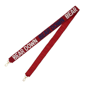 Sacs à main de luxe brodés BEAR DOWN avec perles et motif guitare, bandoulière, taille personnalisée - Product Image 1