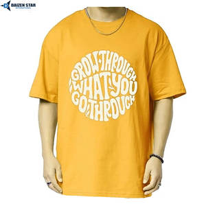 Camisetas de Cuello Redondo para Hombre, Venta al Por Mayor, 100% Algodón/Poliéster, Ecológicas, de Secado Rápido, Transpirables, Manga Corta, Corte Holgado, Casuales, Lisas - Product Image 4