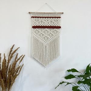 Colgante de pared de macramé de alta calidad, perfecto para interiores bohemios modernos o tiendas minoristas, regalos de inauguración de la casa, regalos de Navidad, vacaciones - Product Image 6