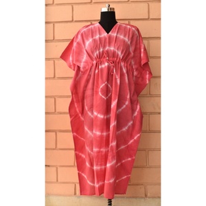 Indio Tie Dye Kaftan Mujeres Ropa de noche Albornoz de algodón Hermoso diseño Kaftan Hand Tie Dye kaftan Robes - Product Image 1