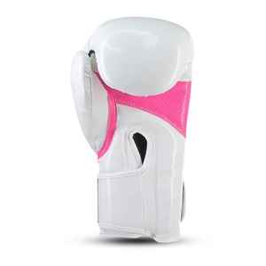 Customized Logo Printed PU Leather Professional Boxing <b>Gloves</b> Breathable Lightweight <b>Moisture</b> Wicking Hook Loop Closure - Product Image 3