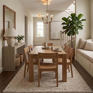 Hand Loom Neutral Area Rug Large Soft Carpet for Living Room Bedroom Modern Minimalist Home Decor Elegant <b>Flooring</b> Indoor Uses - Product Image 3