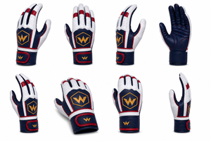 Factory Direct OEM Baseball Batting <b>Gloves</b> Custom Printed Logo Premium Cabretta Leather Palm Adult Youth Baseball Practice - Product Image 6