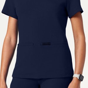 2026 New <b>Women</b> Scrub <b>Undershirt</b> Stretch Fit Nursing Medical Inner Layer Breathable Antimicrobial Uniform - Product Image 5