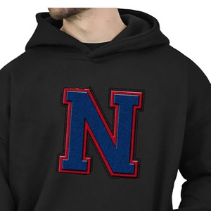 Lightweight <b>Men</b> Chenille Embroidery Hoodies Hot Selling Top Trending Available in Wholesale Price custom made Chenille Hoodie - Product Image 2