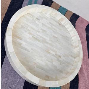 Plateau Feng Shui de Luxe Fait Main Écologique avec Incrustations en Os – Design Décoratif Élégant, Qualité Supérieure pour la Maison et la Cuisine (Idéal pour Servir) - Product Image 3