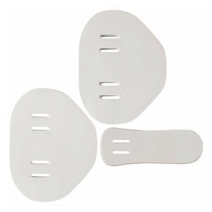 Ensemble de protections de hanche et de dos pour le football adulte haute performance, design à fentes à profil bas, mousse vinyle légère, 3 pièces - Product Image 3