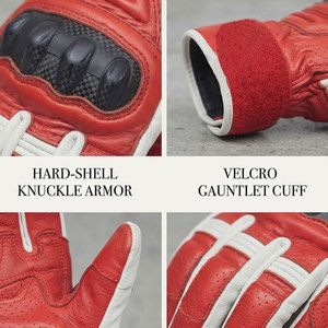 Guantes Profesionales para Motocicleta con Palma Reforzada, Protección Contra Impactos, Compatibles con Pantalla Táctil, Cierre de Puño Ajustable, Equipo para Motociclismo y Turismo - Product Image 4